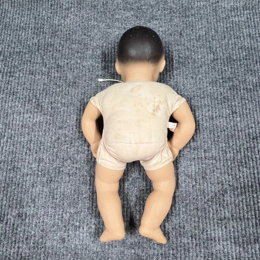 American Girl Bitty Baby Doll 16” Soft Body Vinyl Limbs Brown Eyes Hair VTG READ